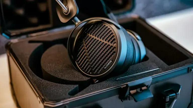 Audiophile headphone in a case