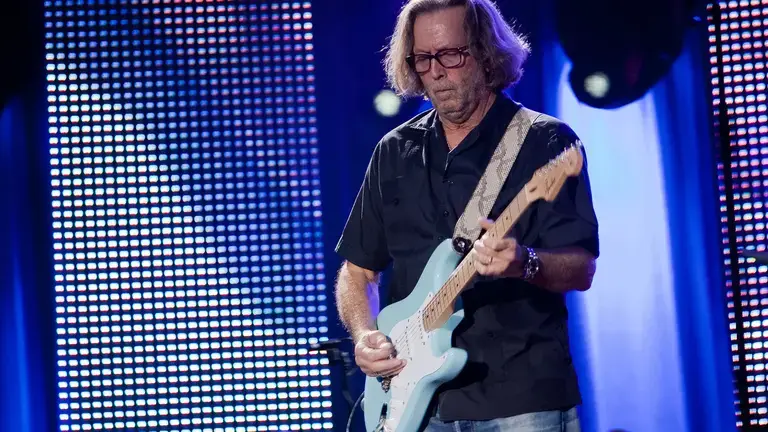 Eric Clapton Playing His Strat