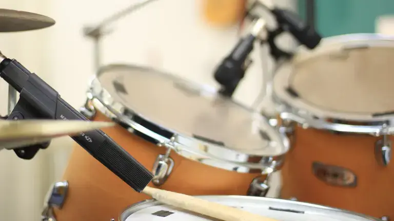 Mic'd up drum