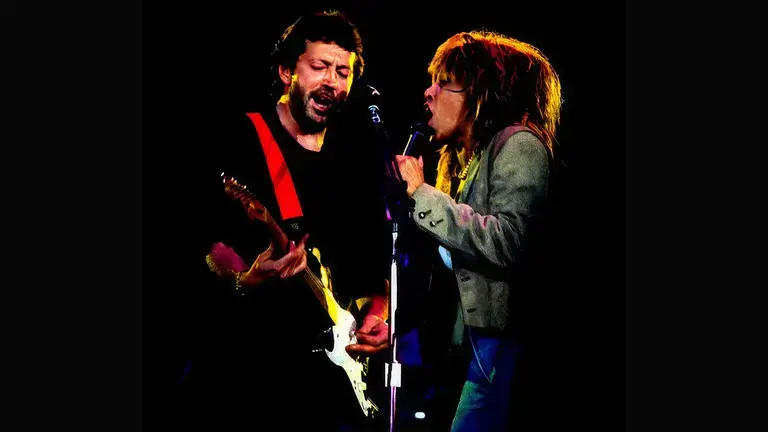 Clapton performing on Blackie