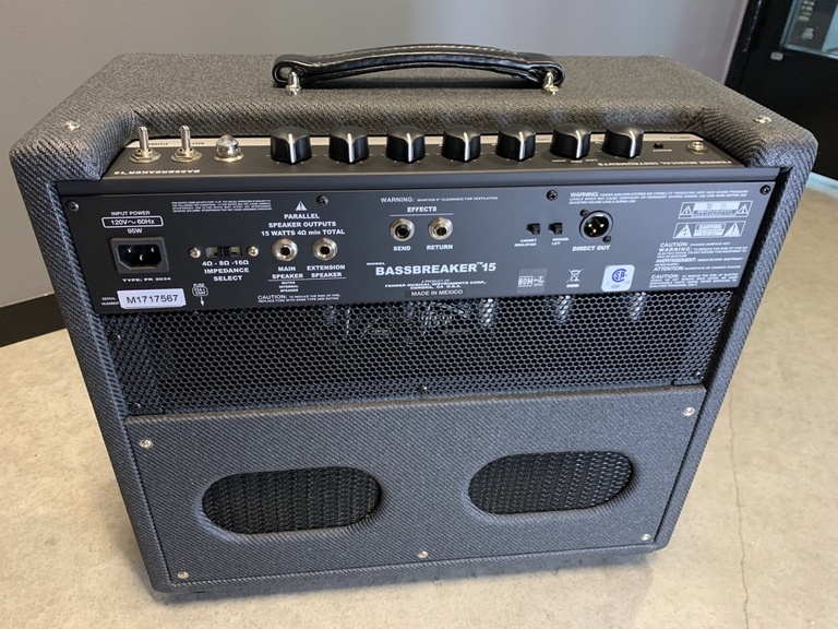 Fender Bassbreaker 15 back