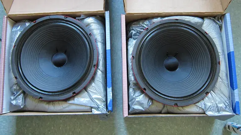 Speakers in a box