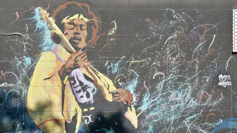 Jimi Hendrix Mural