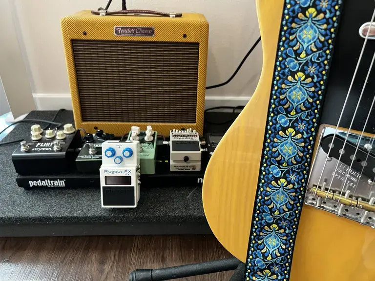 Boss PX-1 on pedalboard