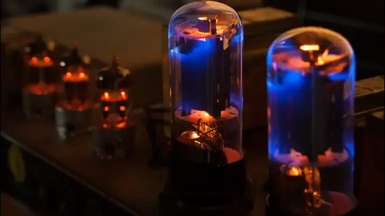 Tubes inside an amp