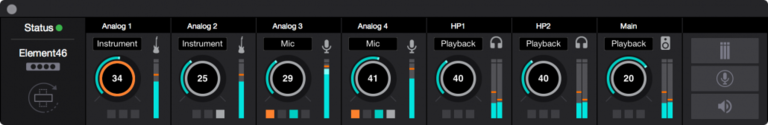 Apogee Element Control software Essentials view