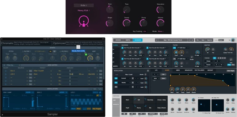 Apple Logic Pro plugins screenshot