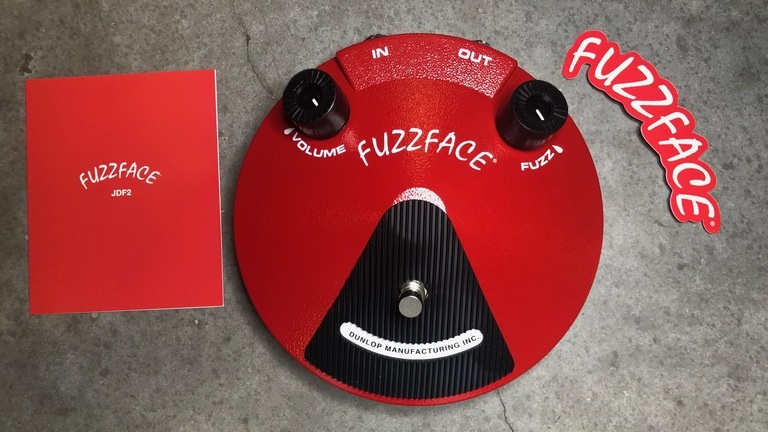 Dunlop JDF2 Fuzz Face pedal unboxing