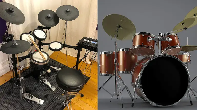 Electronic vs acoustic drum