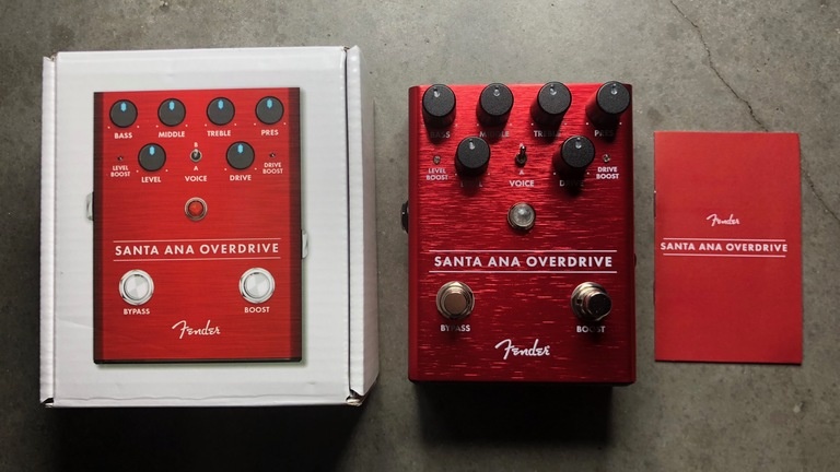 Fender Santa Ana Overdrive unboxing