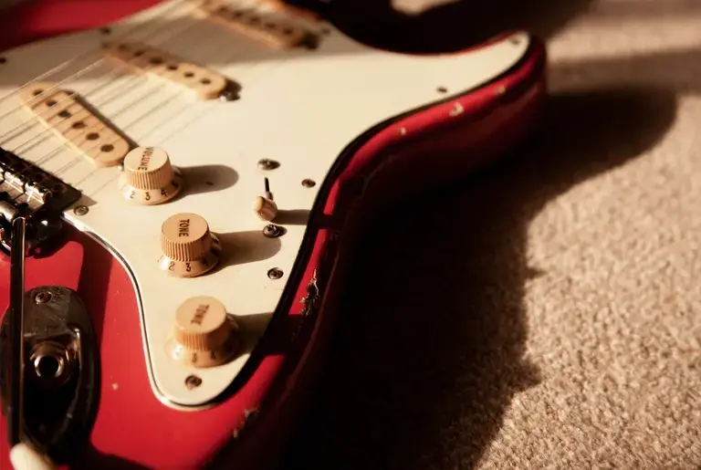 Image cherry red fender stratocaster