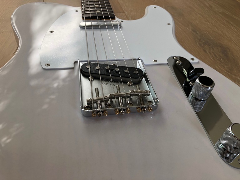 Fender Jimmy Page Telecaster closeup of finish