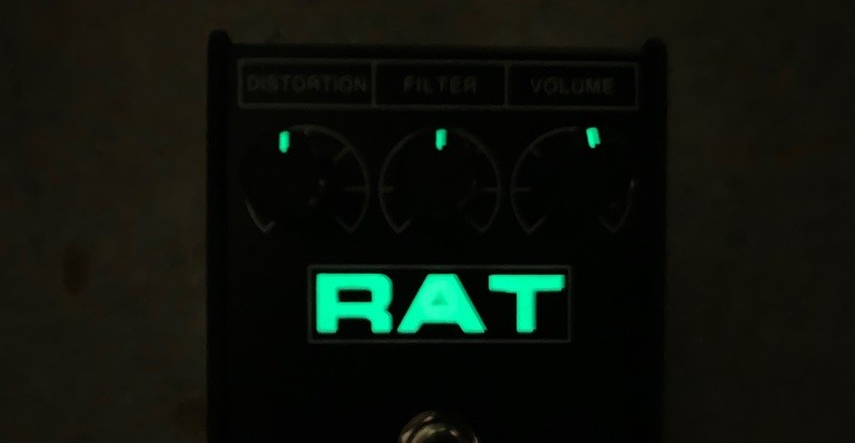 Proco rat2 distortion pedal controls