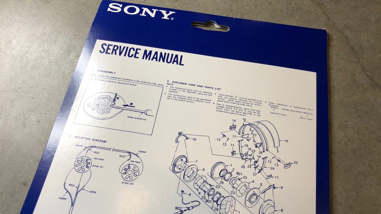 Sony MDR-7506 service manual
