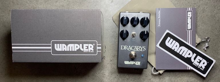 Wampler dracarys pedal with box and manual