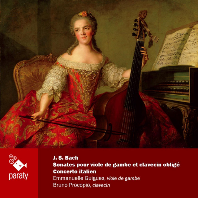 Bach: Sonates pour viole de gambe et clavecin obligé, Concerto Italien album cover