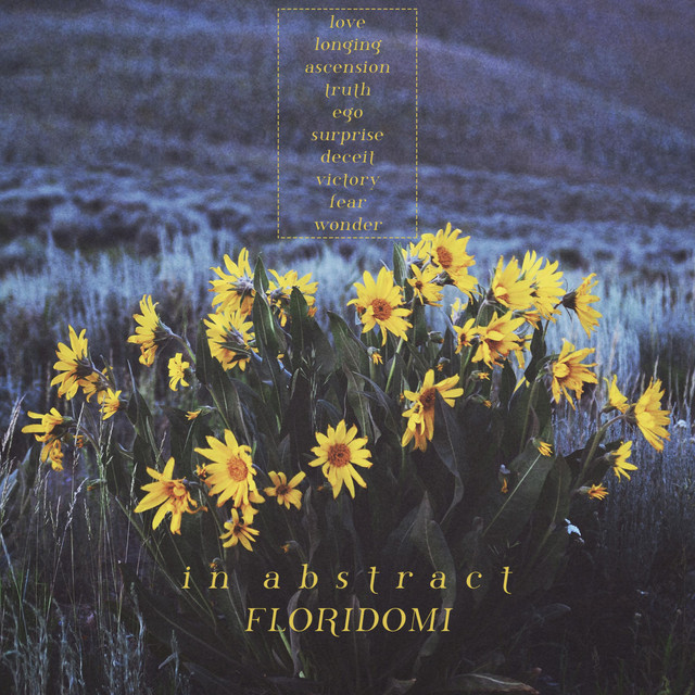 in abstract album cover