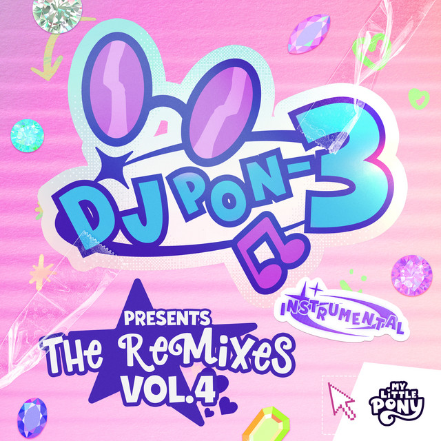 DJ Pon-3 Presents: The Remixes Vol.4 (Instrumentals) album cover