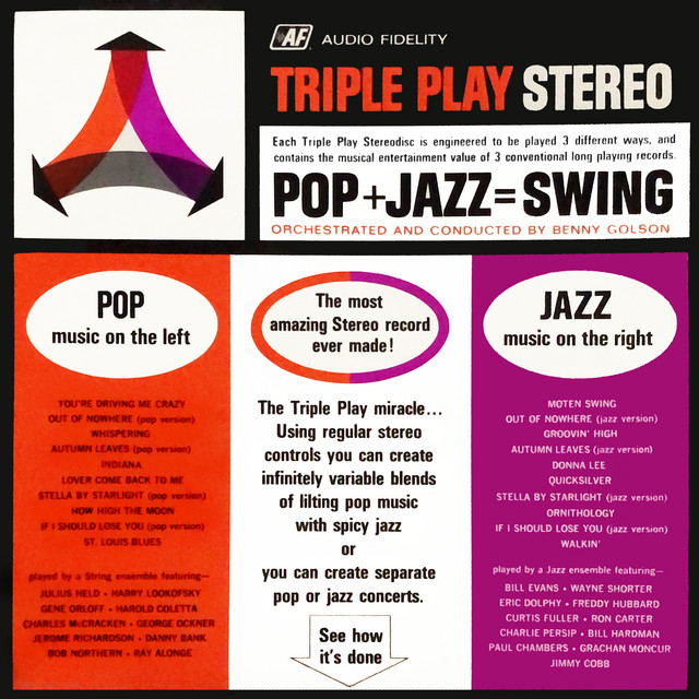 Triple Play Stereo Pop + Jazz = Swing album cover
