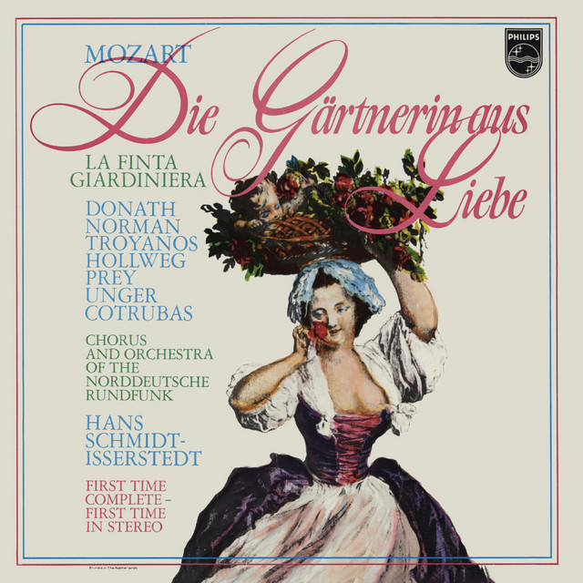Mozart: Die Gärtnerin aus Liebe, K. 196 (Hans Schmidt-Isserstedt Edition 2, Vol. 3) album cover