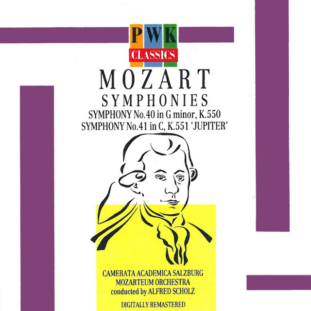 Mozart: Symphony Nos. 40 & 41 album cover