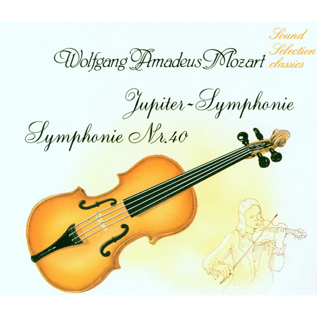 Mozart: Jupiter-Symphonie, Symphonie Nr. 40 album cover