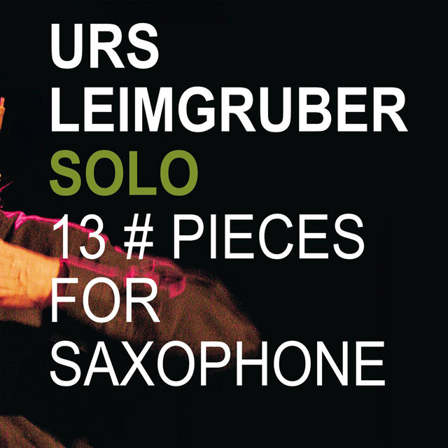 13 Pieces for Saxophone album cover
