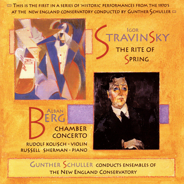 Stravinsky: The Rite of Spring / Berg: Chamber Concerto album cover