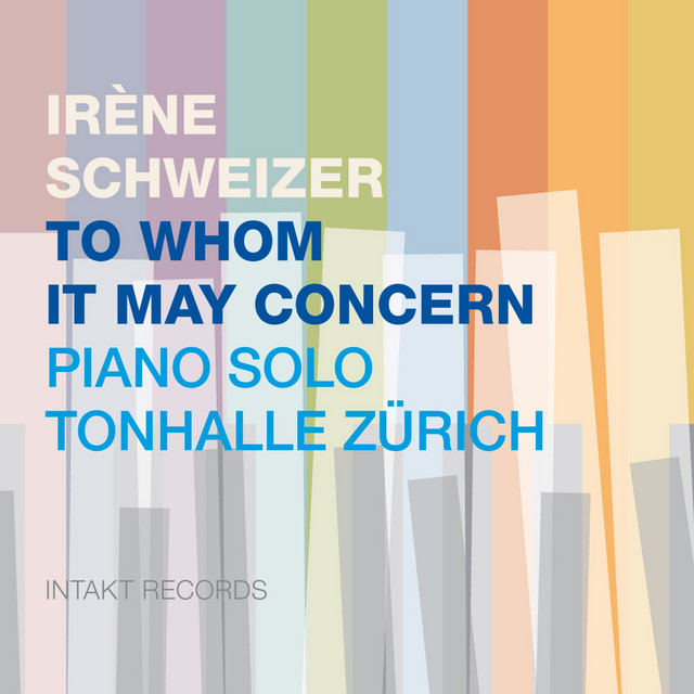 To Whom It May Concern - Piano Solo Tonhalle Zürich album cover