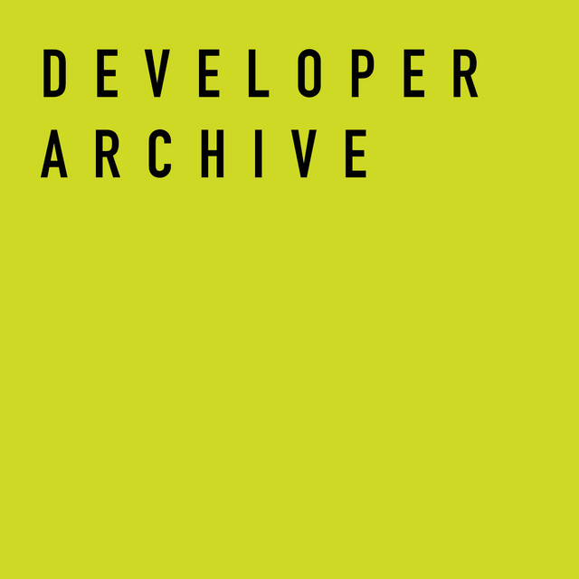Developer Archive 07 album cover