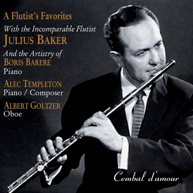 The Legendary Flutist Julius Baker album cover