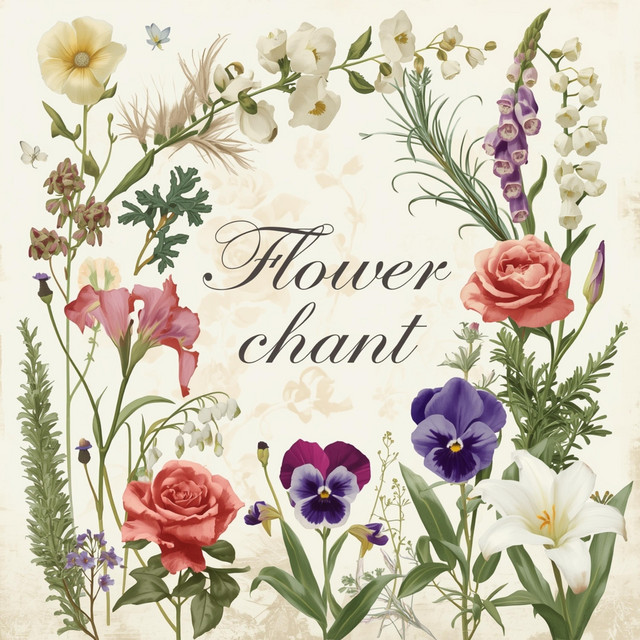 Flower chant album cover