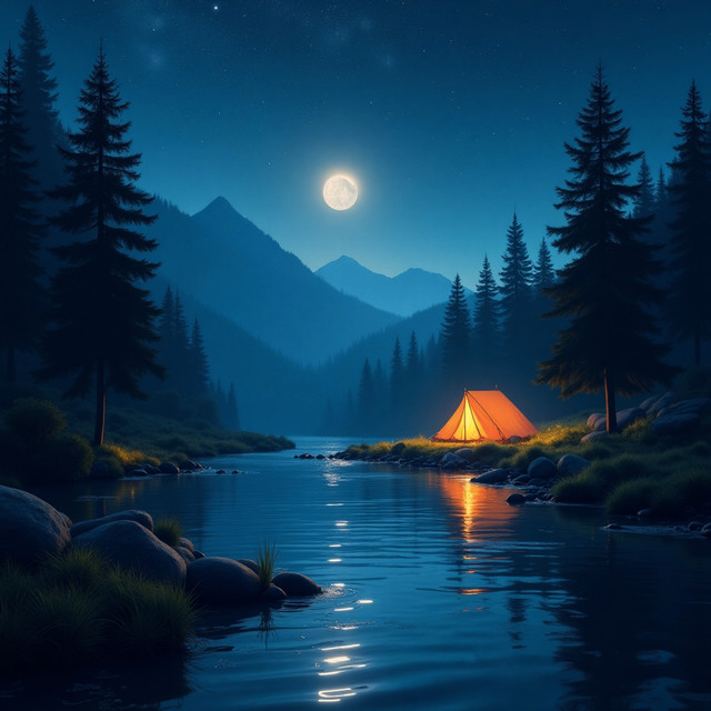 Moonlit Lake Whispers album cover