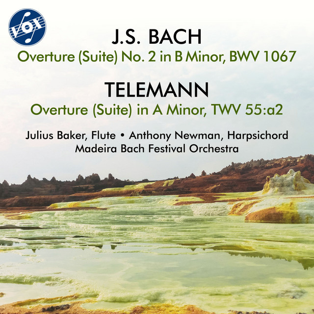 J.S. Bach: Orchestral Suite No. 2 in B Minor, BWV 1067 - Telemann: Ouverture-Suite in A minor, TWV 55:a2 album cover
