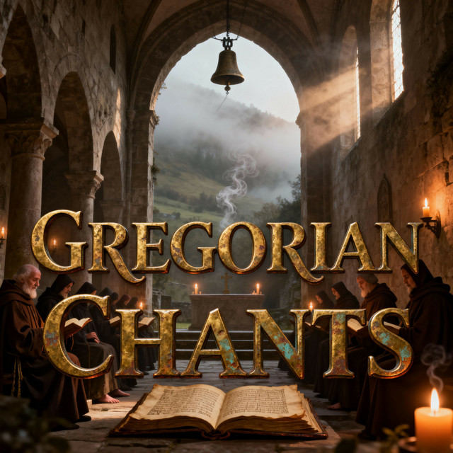 Gregorian Chants for Focused Work and Peaceful Mind album cover