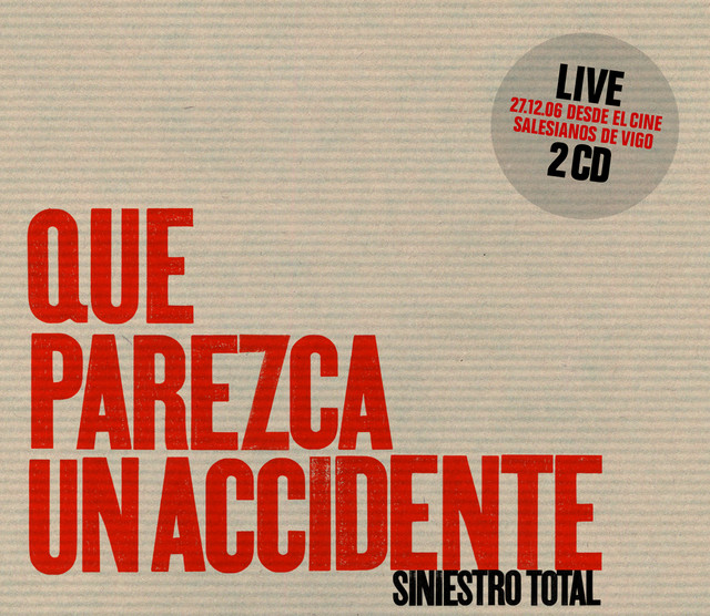 Que Parezca Un Accidente album cover