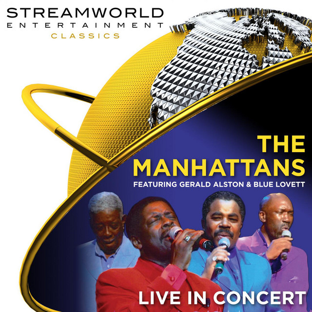 The Manhattans Live In Concert album cover