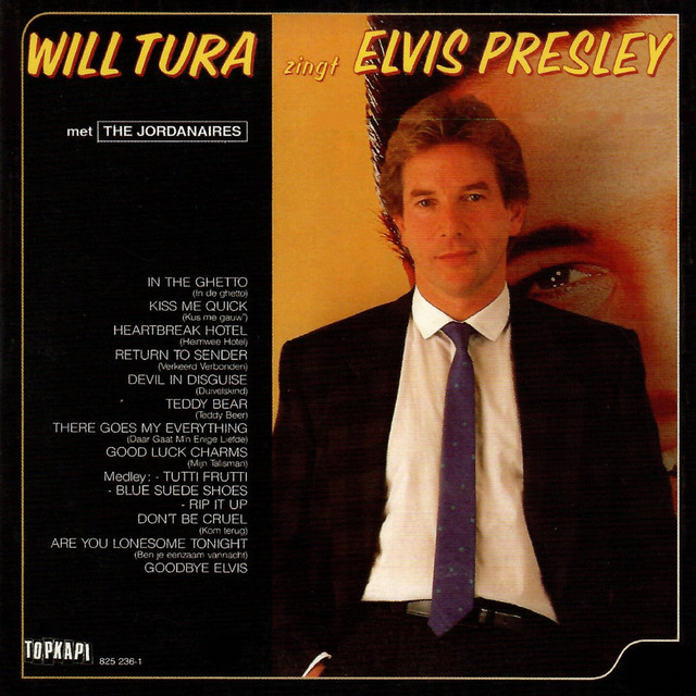 Will Tura zingt Elvis Presley album cover