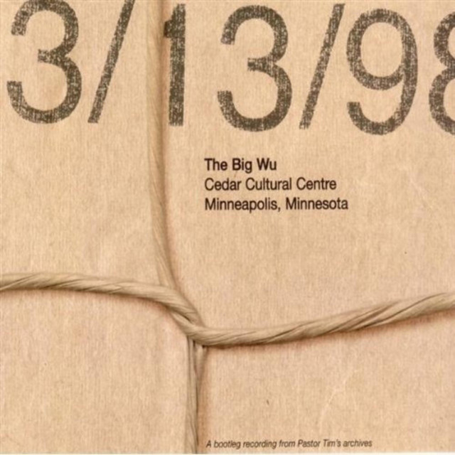 Live at The Cedar 3/13/98 album cover