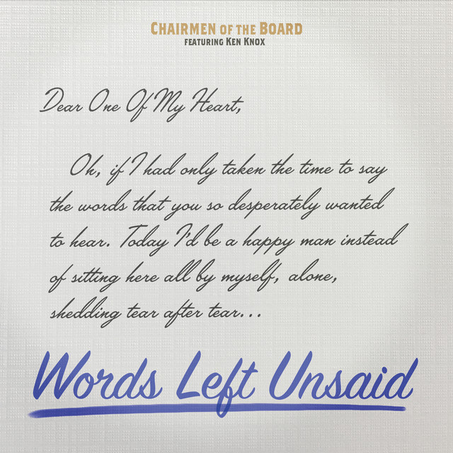 Words Left Unsaid (feat. Ken Knox) album cover