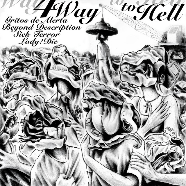 V/A 4 way to hell album cover
