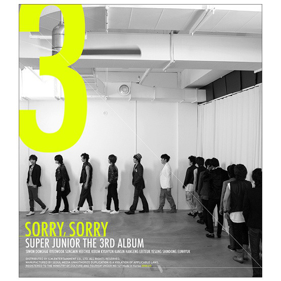 쏘리 쏘리 Sorry, Sorry - The 3rd Album album cover