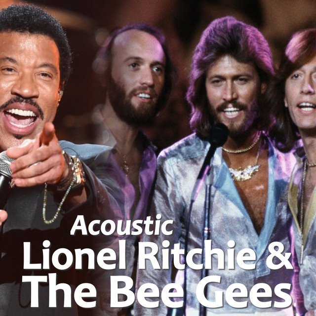 Acoustic Lionel Ritchie & The Bee Gees album cover