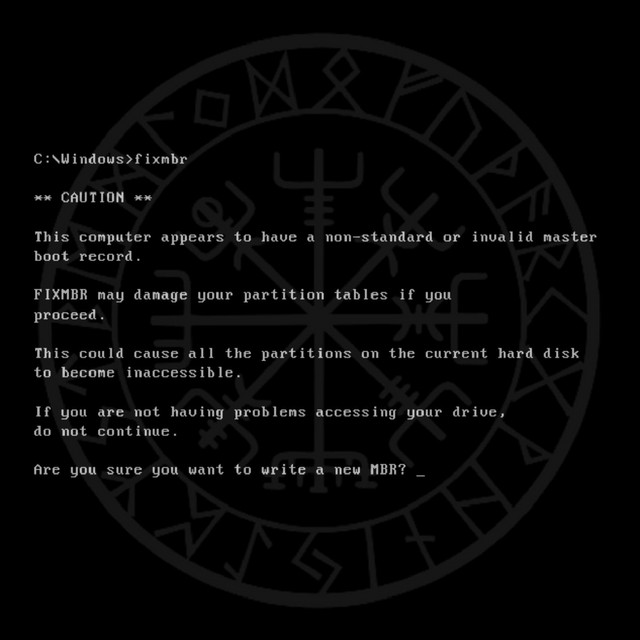 C:\>FIXMBR album cover