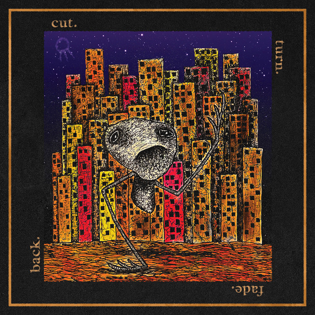 cut. turn. fade. back. album cover