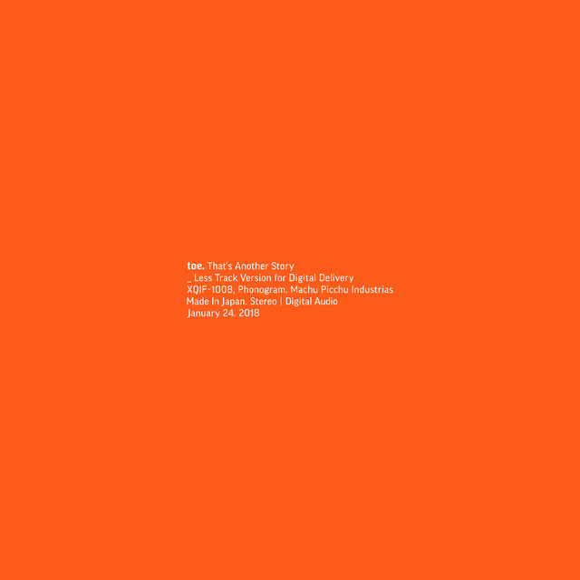 That's Another Story_Less Track Version for Digital Delivery album cover