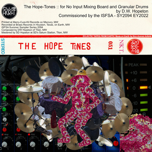 DW Hopeton Presents... The Hope-Tones :: For No Input Mixing Board and Granular Drums album cover