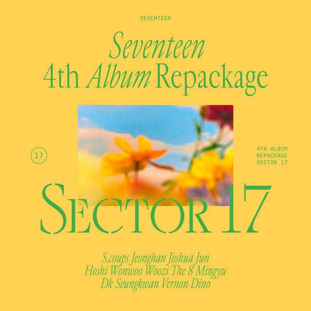 SEVENTEEN 4th Album Repackage 'SECTOR 17' album cover