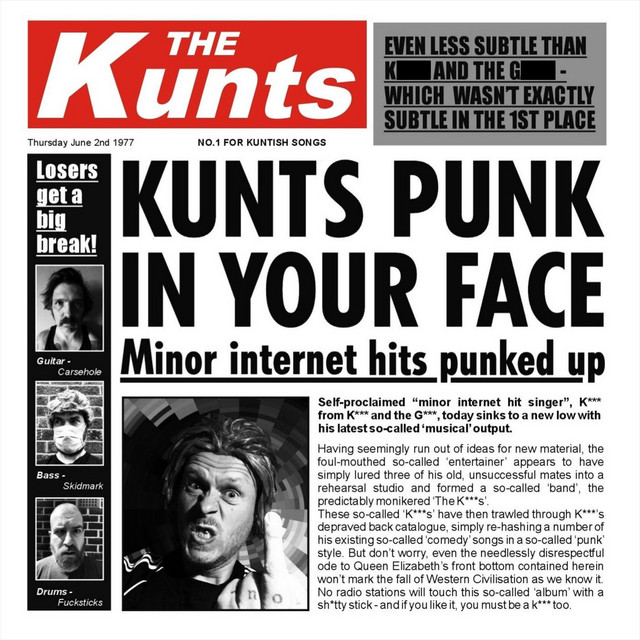 Kunts Punk in Your Face album cover