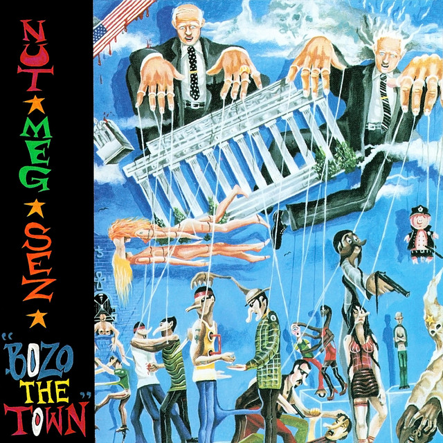 Nut*meg Sez "Bozo the Town" album cover
